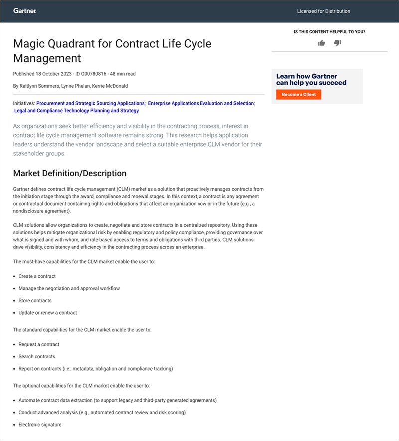 Gartner Magic Quadrant 2023